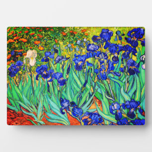 Plaque Photo Irises par Vincent Van Gogh