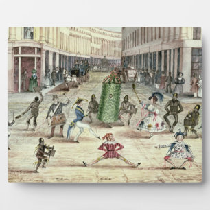 Plaque Photo Jack in the Green, May Day Celebrations of the Chi