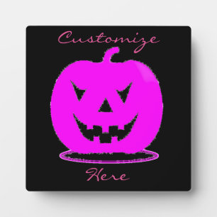 Plaque Photo Jack rose olantern Halloween Thunder_Cove