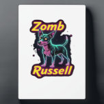Plaque Photo Jack Russell Terrier JRT Zombie Dog Halloween Esse<br><div class="desc">Jack Russell Terrier JRT Zombie Dog Halloween Essential T-Shirt_1</div>