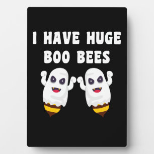 Plaque Photo J'ai d'énormes abeilles Boo Halloween appariement
