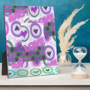 Plaque Photo J'aime adorable