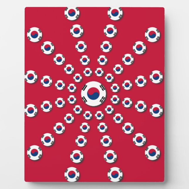 Plaque Photo J'aime le rouge (Devant)