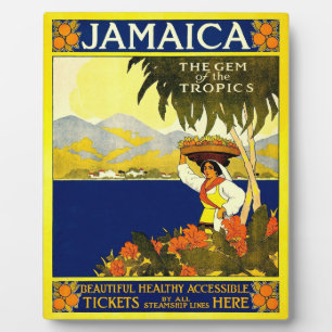 Plaque Photo Jamaica Steamship
