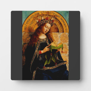 Plaque Photo Jan van Eyck - Collection d'art fin de la Vierge M