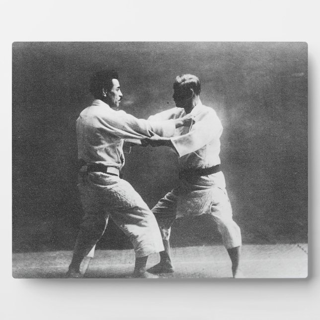 Plaque Photo Japanese Judoka Jigoro Kano Kyuzo Mifue Judo (Devant)