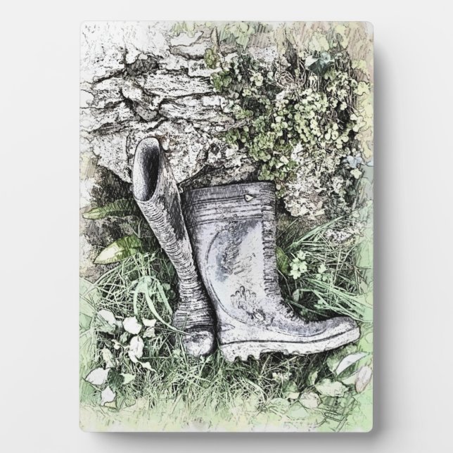 PLAQUE PHOTO JARDIN (Devant)