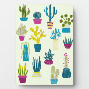 Plaque Photo Jardin de Cactus