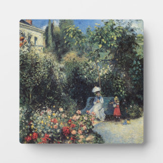 Plaque Photo Jardin Pontoise Camille Pissarro