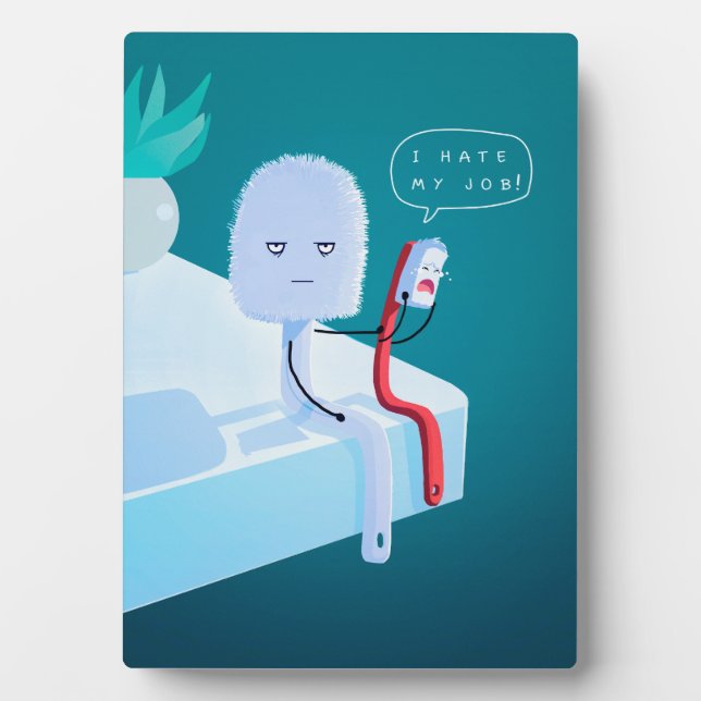 Plaque Photo Je déteste Mon Travail (Devant)