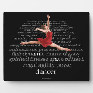 Plaque Photo Je Suis Une danseuse