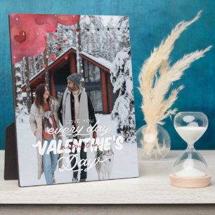 Plaque Photo Je t'aime tous les jours   Photo de couple de la S