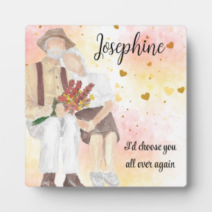 Plaque Photo Je te choisirais encore une fois pour un anniversa