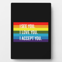 Je vois je t'aime je t'accepte Gay Pride LGBT T-Sh