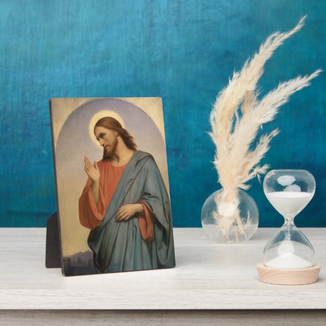 PLAQUE PHOTO JESUS CHRIST (Côté)