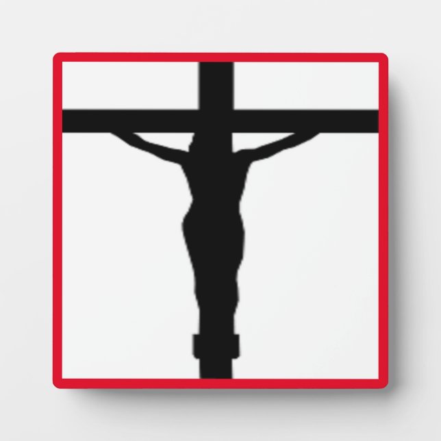PLAQUE PHOTO JESUS CHRIST (Devant)