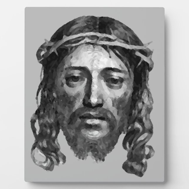 PLAQUE PHOTO JESUS CHRIST (Devant)