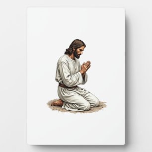 Plaque Photo Jesus mains en prière Gravure vintage Faith Tee (4