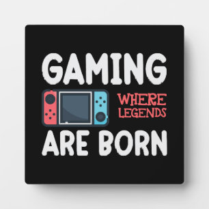 Plaque Photo jeu où les légendes naissent
