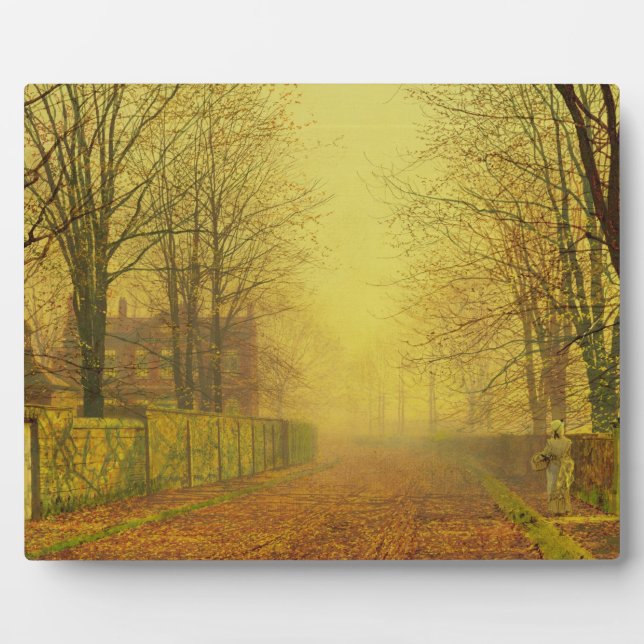 Plaque Photo John Atkinson Grimshaw | Evening Glow, c.1884 (hui (Devant)
