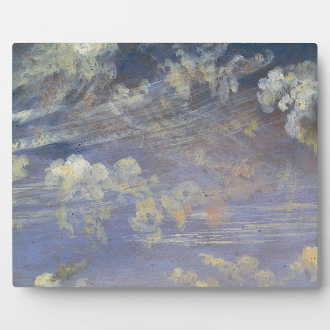 Plaque Photo John Constable | Étude des nuages de cirrus (Devant)