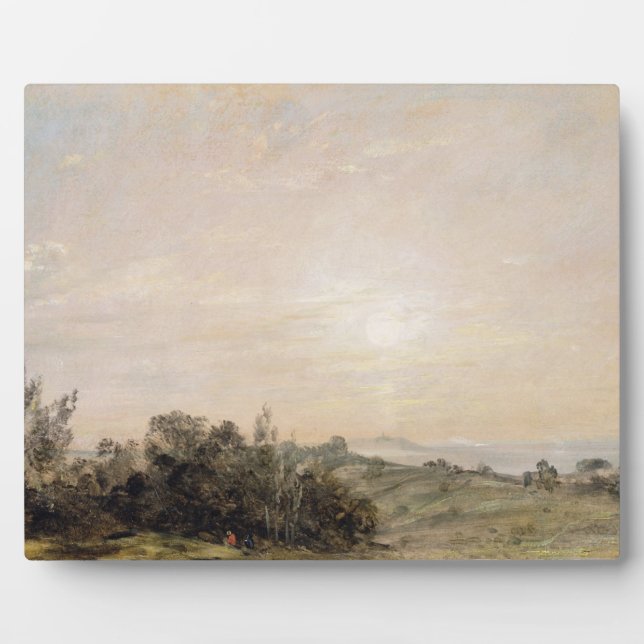 Plaque Photo John Constable | Hampstead Heath, en regardant ver (Devant)