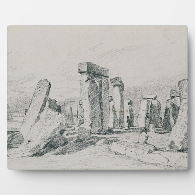 Plaque Photo John Constable | Stonehenge, Wiltshire, 1820 (dess (Devant)