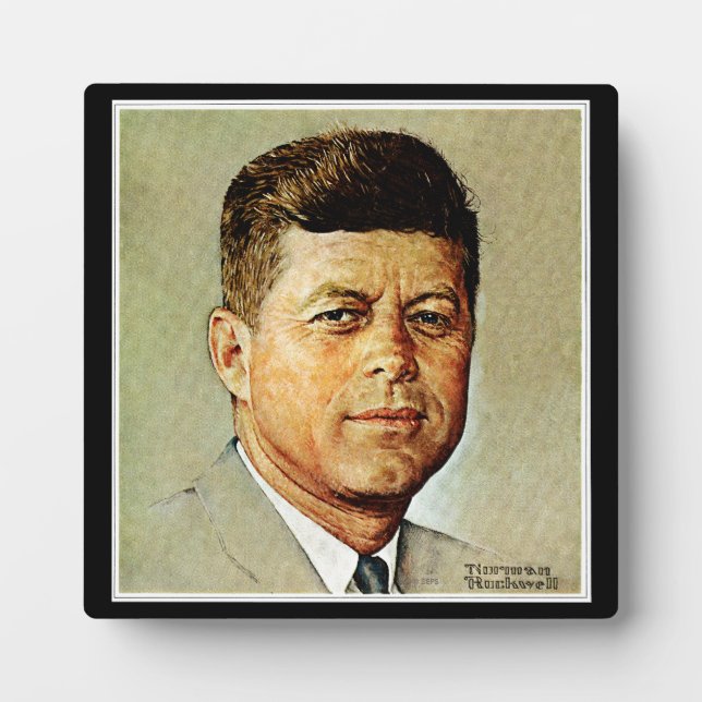 Plaque Photo John F. Kennedy EN MEMORIAM 2 (Devant)