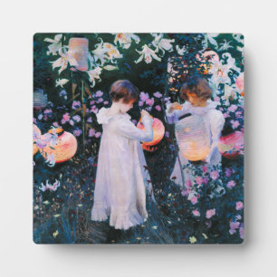 Plaque Photo John Singer Sargent Carnation Lily Lily Rose