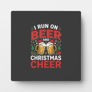 Plaque Photo Joie de bière de Noël Boire les Fêtes