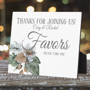 Plaque Photo Joli ton de la Terre Boho Bouquet Mariage Faveurs