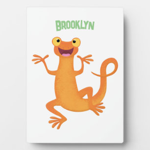 Plaque Photo Joli triton orangé joyeux