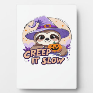 Plaque Photo Jolie Chemise Halloween � Drôle Creep It Llow W
