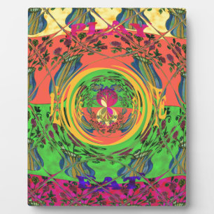 Plaque Photo Jolie et belle florale Motif Art Imprimer Design