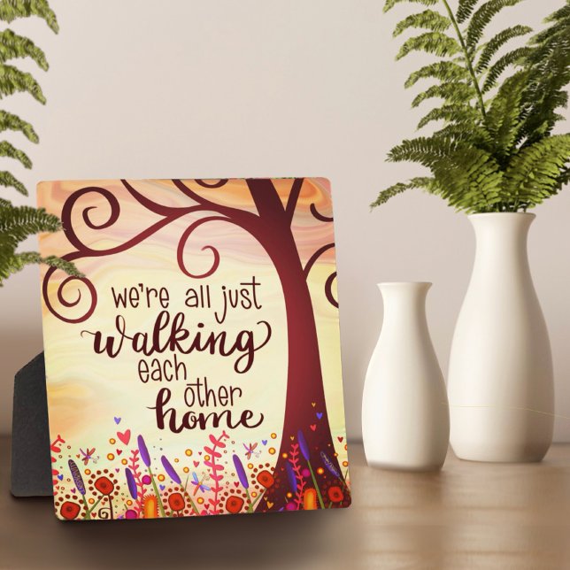 Plaque Photo Jolie Marche L'Une L'Autre Accueil Inspirationnel (Créateur téléchargé)