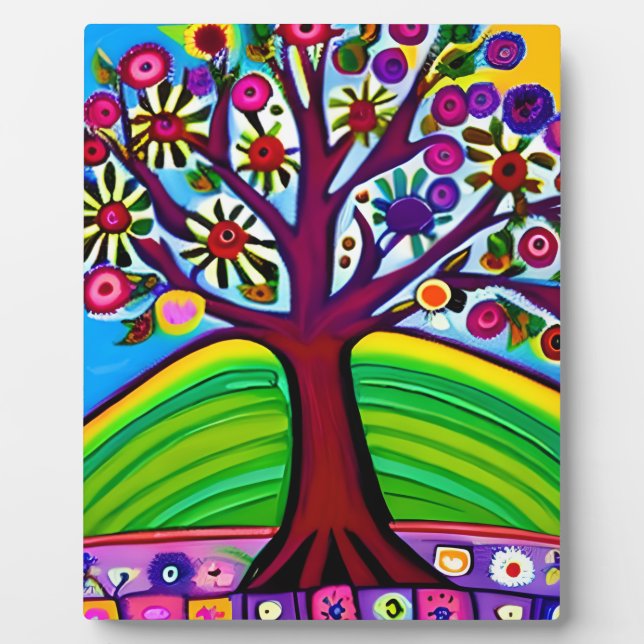 Plaque Photo Jolie oeuvre Whimsical | Art généré par IA (Devant)