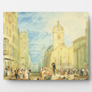 Plaque Photo Joseph Mallord William Turner   High Street, Edinb