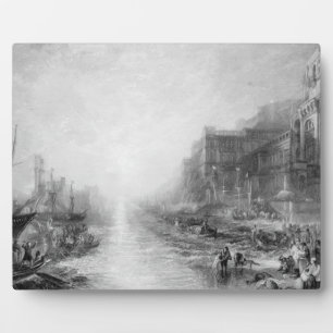 Plaque Photo Joseph Mallord William Turner L'embarquement de