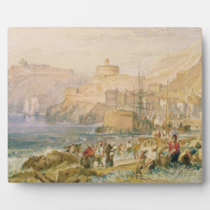 Plaque Photo Joseph Mallord William Turner St. Mawes, Cornwal