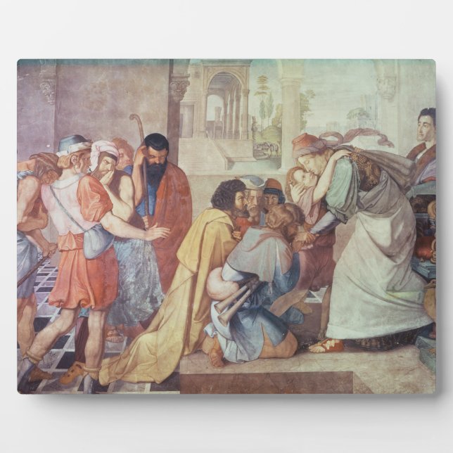 Plaque Photo Joseph reconnu par ses frères (Devant)