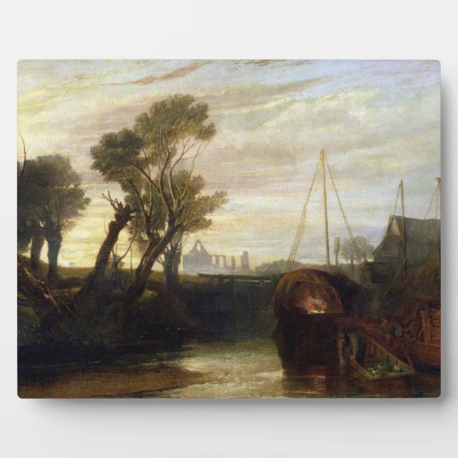 Plaque Photo Joseph William Turner | Abbey 1807 (Devant)