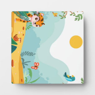 Plaque Photo Jouant et descriptif, Jouant Jungle Cub numérique