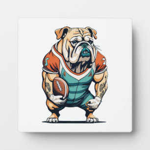 Plaque Photo Joueur de basketball amateur de chiens