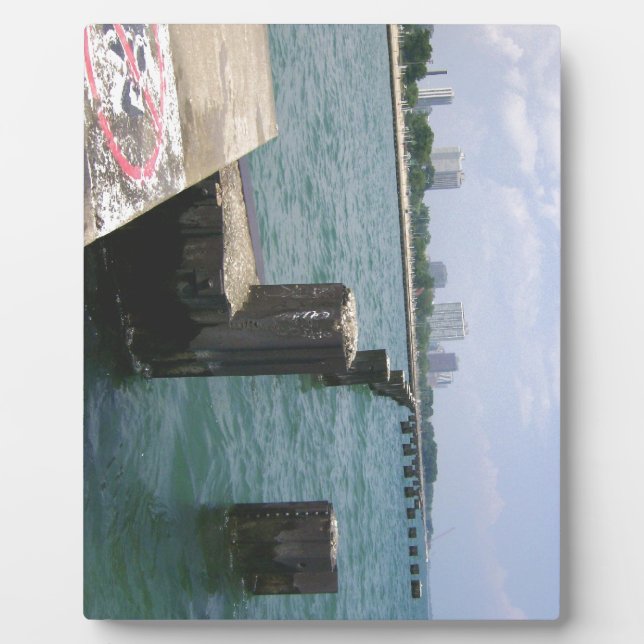 Plaque Photo Jours de folie sur le quai (Devant)