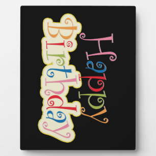 Plaque Photo Joyeux anniversaire