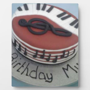 Plaque Photo Joyeux anniversaire maman gâteau