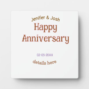 Plaque Photo Joyeux anniversaire nom détails roses dorés tendan