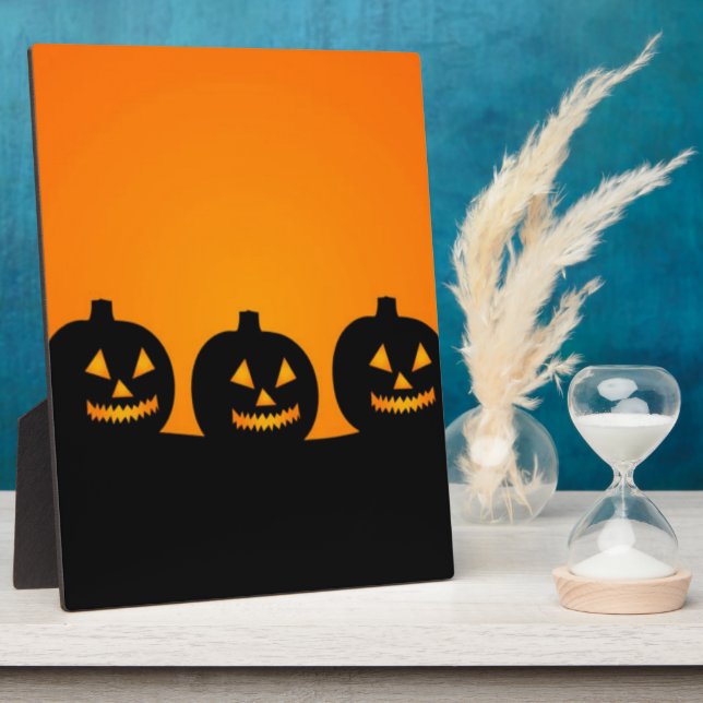 Plaque Photo Joyeux Halloween (Côté)