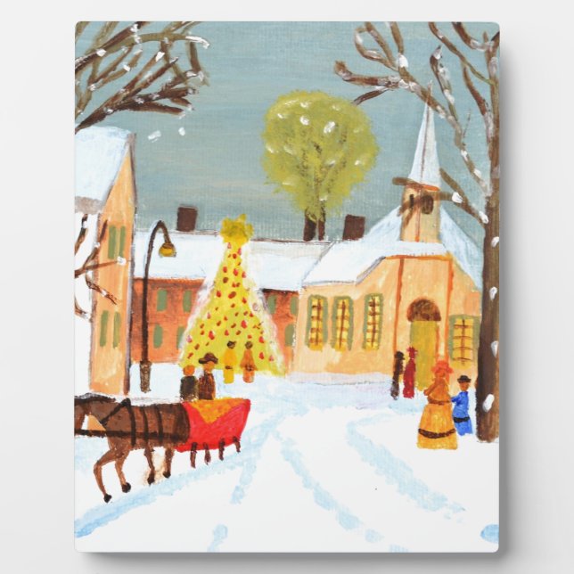 Plaque Photo Joyeux Noël (Devant)