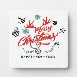 Plaque Photo Joyeux Noël Bonne année